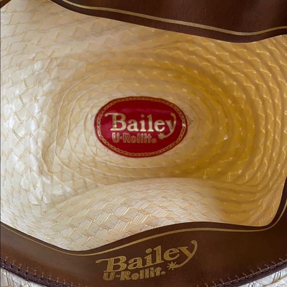 BAILEY U-ROLLIT STRAW COWBOY HAT - Picture 3 of 3